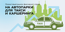 Лизинговый рынок фиксирует спрос на автопарки для такси и каршеринга